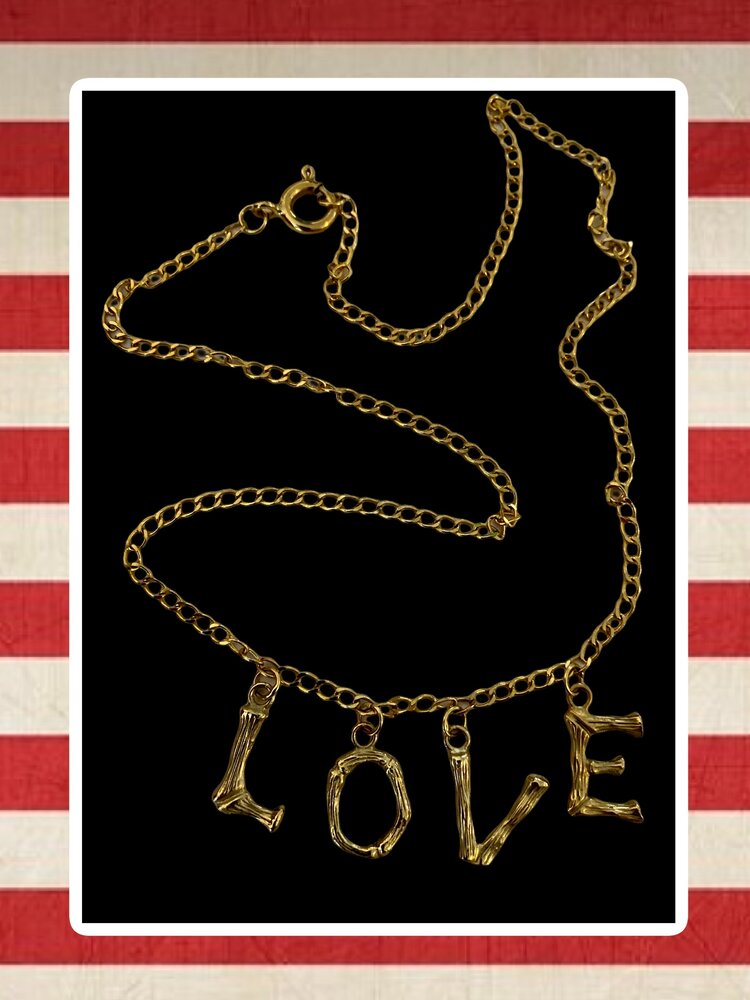 Bamboo Love necklace 14 crt