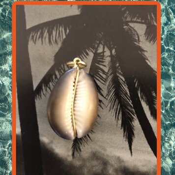 Grote cowrie hanger