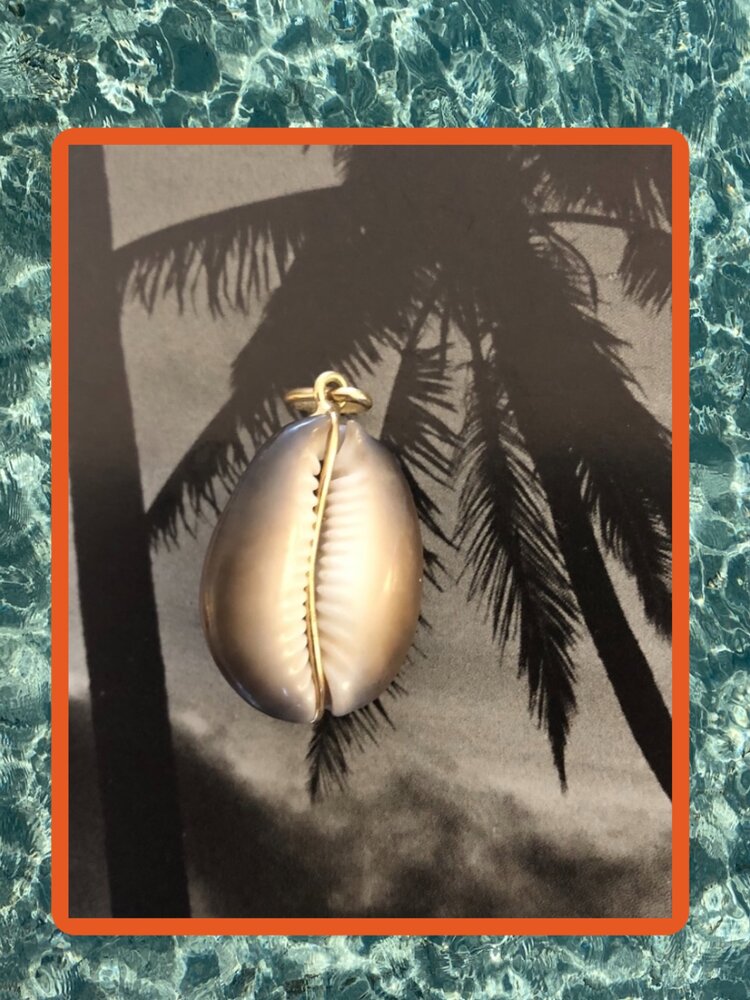 Grote cowrie hanger