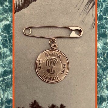 Aloha safety pin