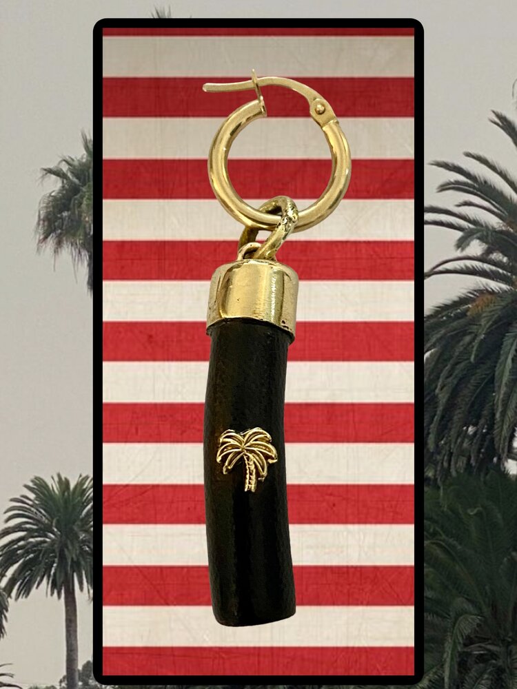 Black coral palm tube 14 crt