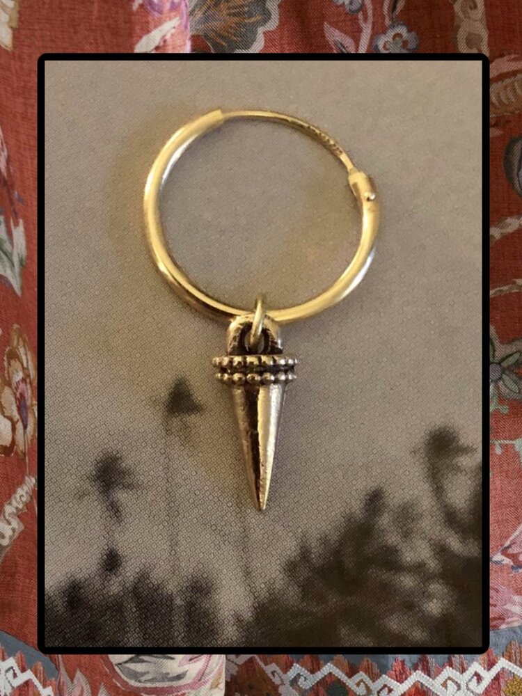 Dangle charm India 14 crt