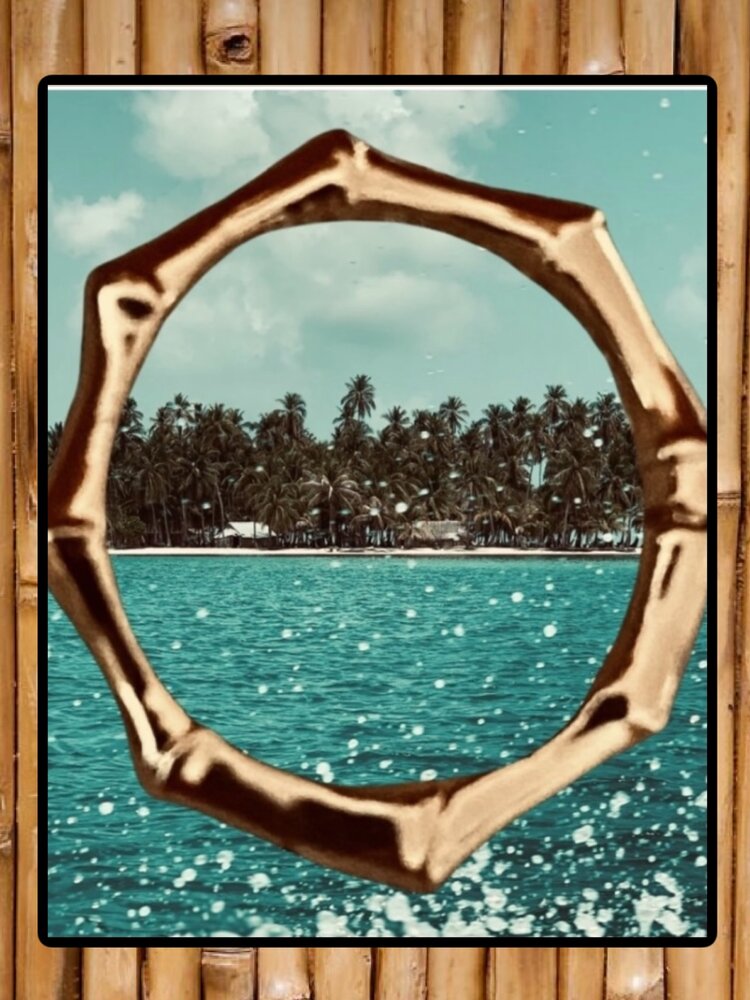 Bamboo charm connector