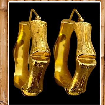 Chunky bamboo hoops 18 crt