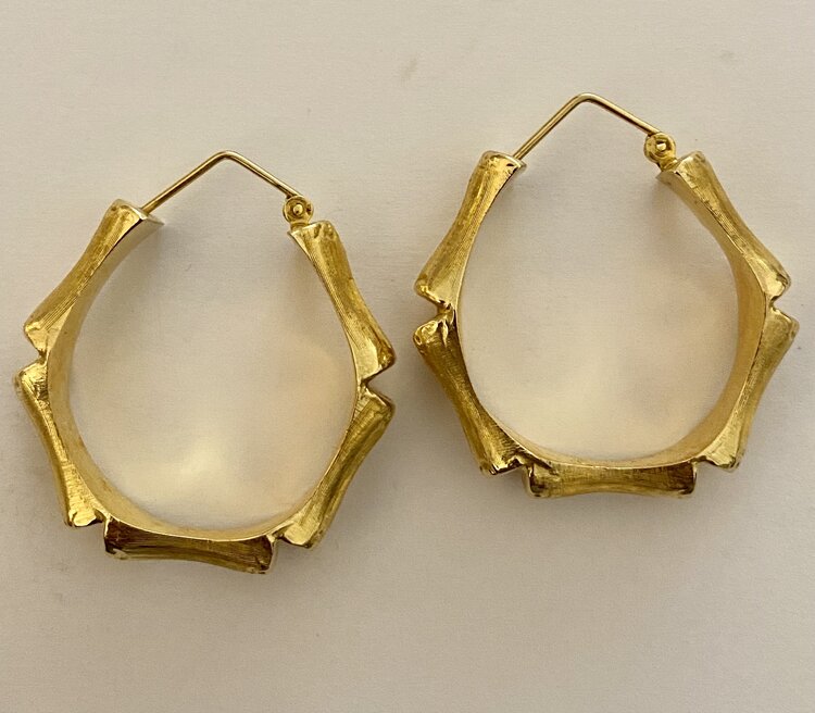 Chunky bamboo hoops 18 crt