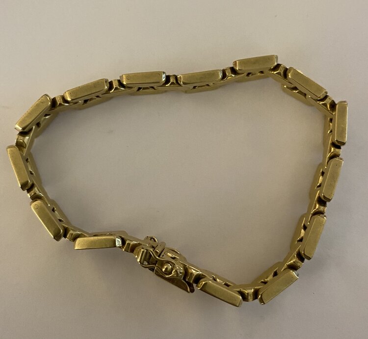 Massive chunky monkey bracelet 14 crt