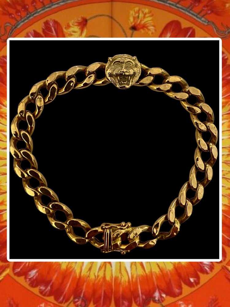 Gourmet Tiger bracelet 14 crt