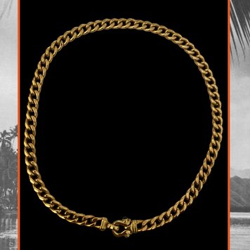 Massive gourmet necklace  14 crt gold