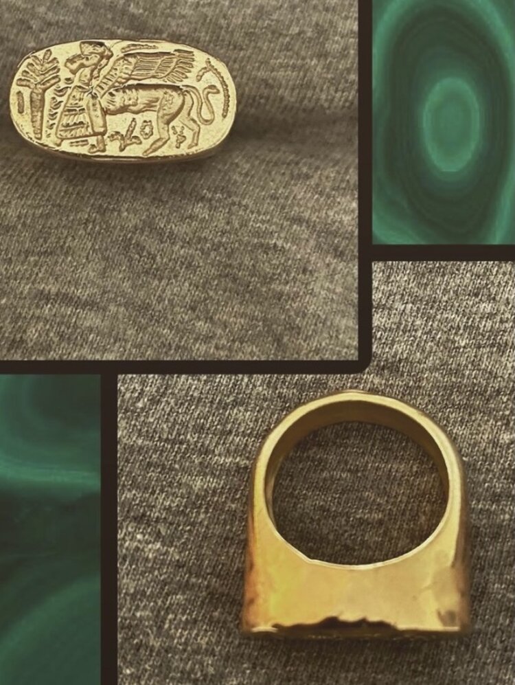 Chunky Assyrian empire ring