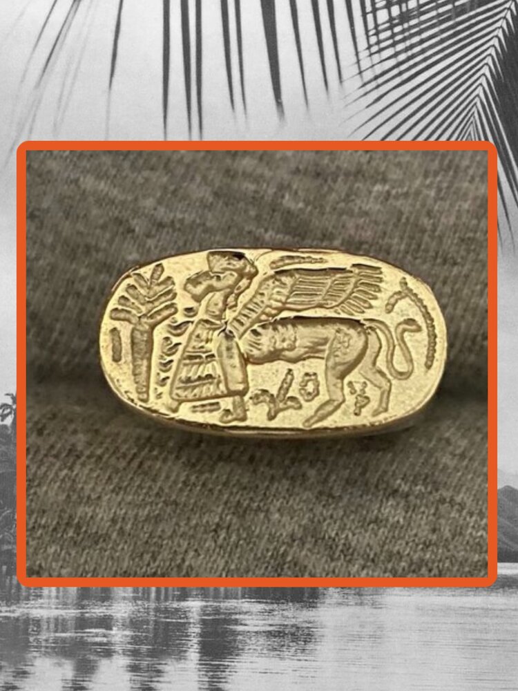 Chunky Assyrian empire ring