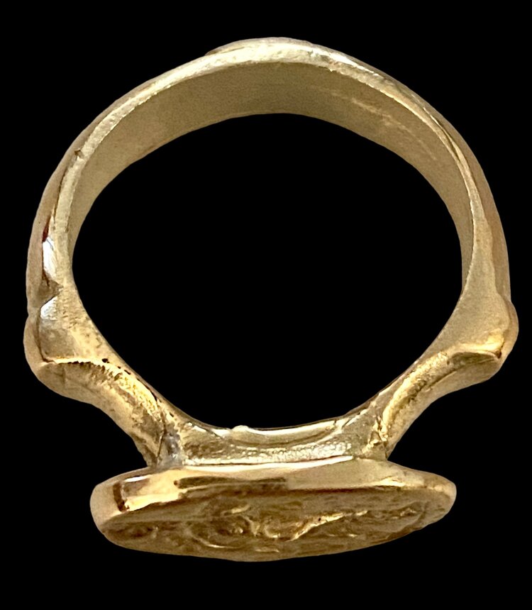 Goddess of harvest Assyrian inspired ring