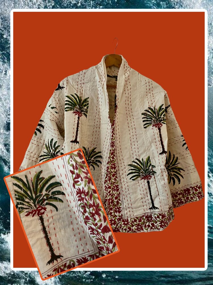 Palm jacket summer 100%cotton
