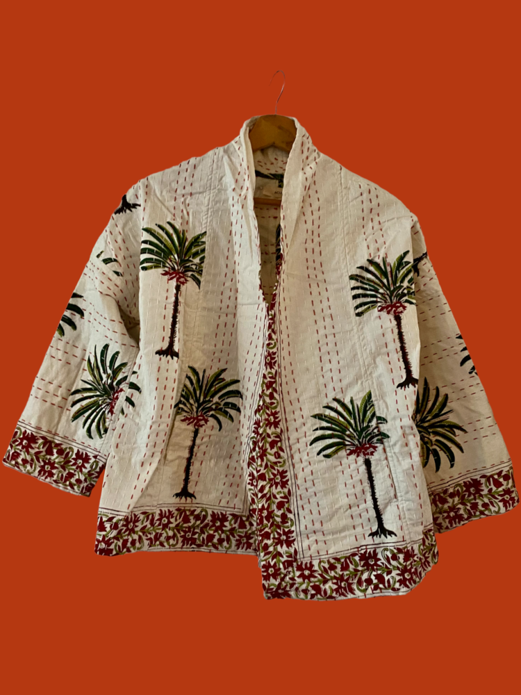 Palm jacket summer 100%cotton