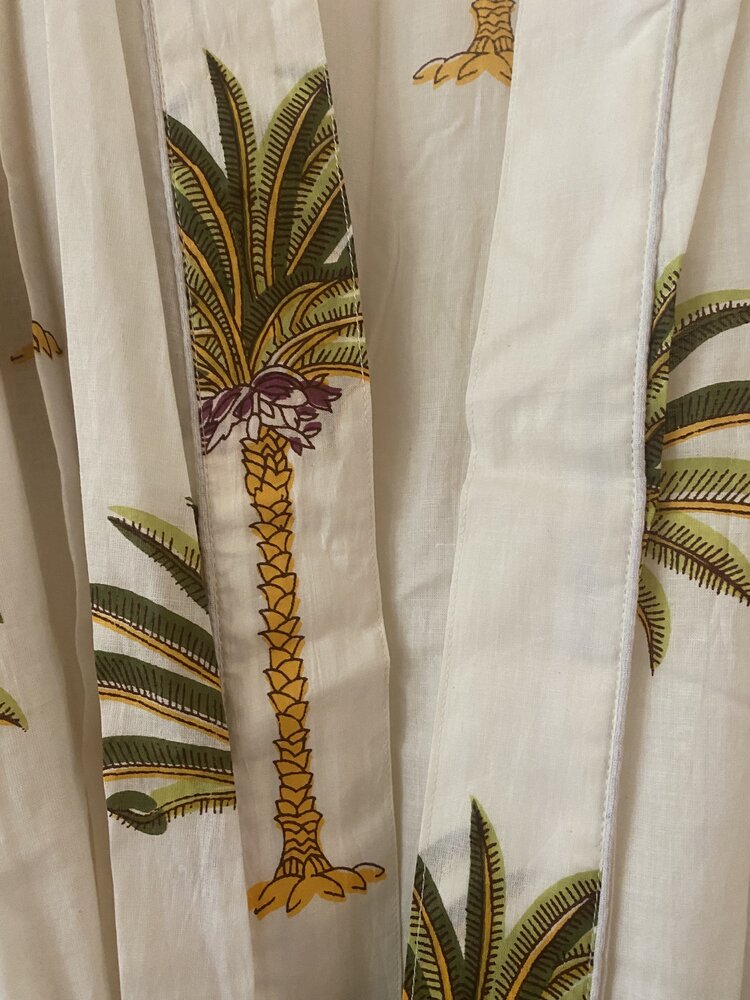 Palm bathrobe 100% cotton