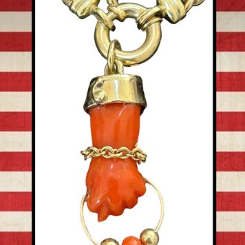 Hold on tight large Figa 14 crt gold details