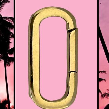 Small charm connector 14 crt