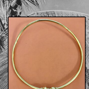 Choker 14 crt gold