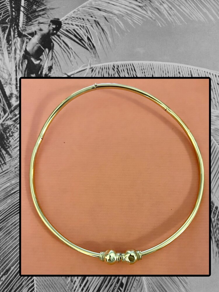 Choker 14 crt gold