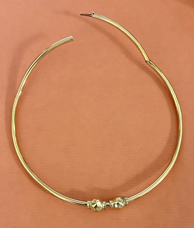 Choker 14 crt gold