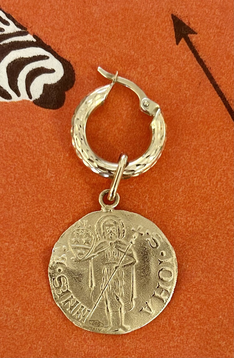 Fleur de L Ile love token 14 crt