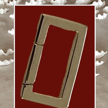 Rectangular charm  connector