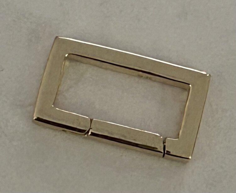 Rectangular charm connector