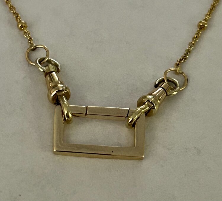 Rectangular charm connector