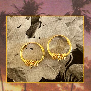 New style indonesian hoops from Sumatra 22 crt