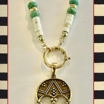 Half Moon Berber charm massive 14 crt