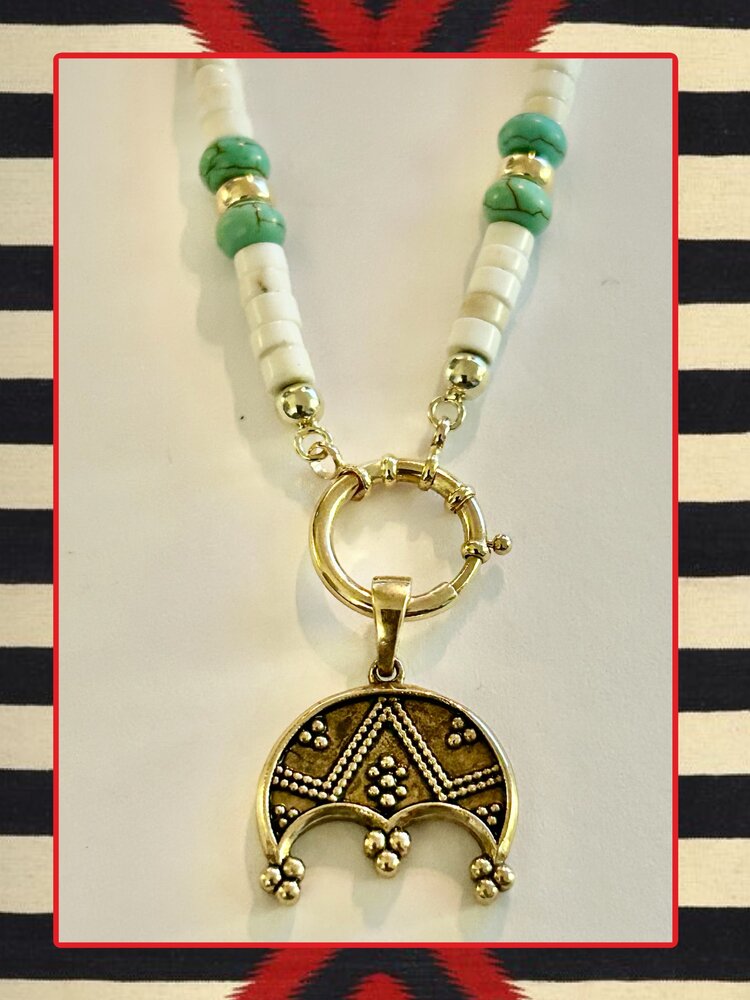 Half Moon Berber charm massive 14 crt