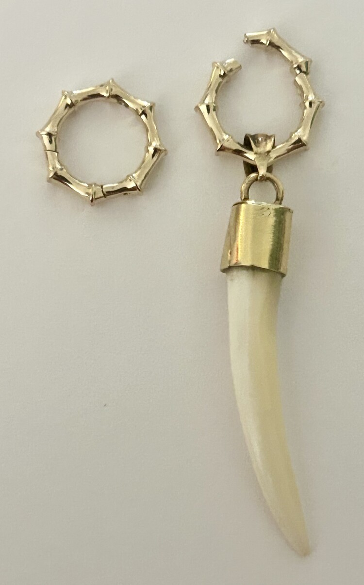 Bamboo 14 crt gold connector