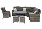 Ihr eigenes Dublin Lounge-Dining-Set | Aschgrau