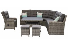 Ihr eigenes Dublin Lounge-Dining-Set | Aschgrau