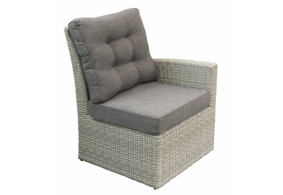 Endstück Dublin | Arm Links | Mystic Grau | Rattan