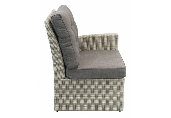 Endstück Dublin | Arm Links | Mystic Grau | Rattan