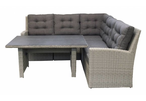 Endstück Dublin | Arm Links | Mystic Grau | Rattan