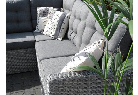 Mittelteil Dublin | Mystic Grau | Rattan