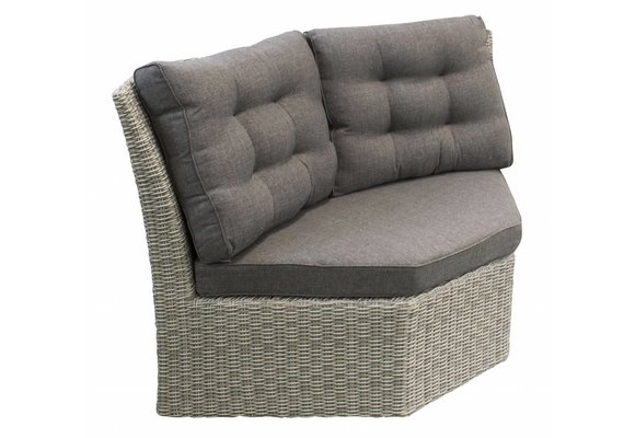 XL-Eckteil Dublin | Mystic Grau | Rattan