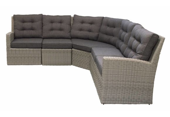 XL-Eckteil Dublin | Mystic Grau | Rattan