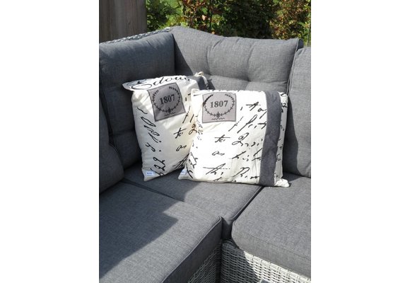 90-Grad-Eckteil Dublin | Mystic Grau | Rattan