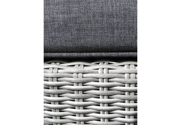 90-Grad-Eckteil Dublin | Mystic Grau | Rattan