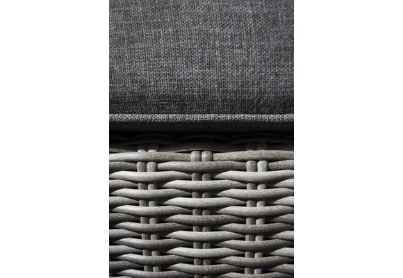 Mittelteil Dublin | Aschgrau | Rattan