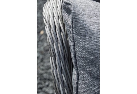 7-teiliges Gartenset | 6 Dublin Gartenstühle | Gartentisch Dublin 230 cm mit Keramikplatte