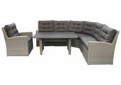 Ihr eigenes Dublin Lounge-Dining-Set | Mystic Grau