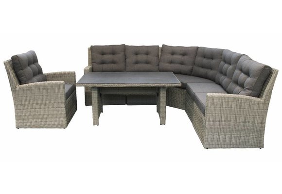 Ihr eigenes Dublin Lounge-Dining-Set | Mystic Grau