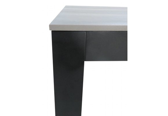 Gartentisch Limasol 225 x 100 cm | Polywood & Aluminium | Grau