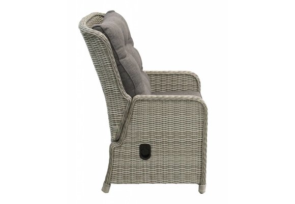 5-teiliges Gartenset | 4 verstellbare Gartenstühle Dublin | Limasol Gartentisch | 160 oder 180 cm