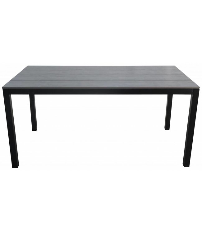 5-Teilige Gartenset 4 Milano verstellbare Gartenstühle (Mystic Grey