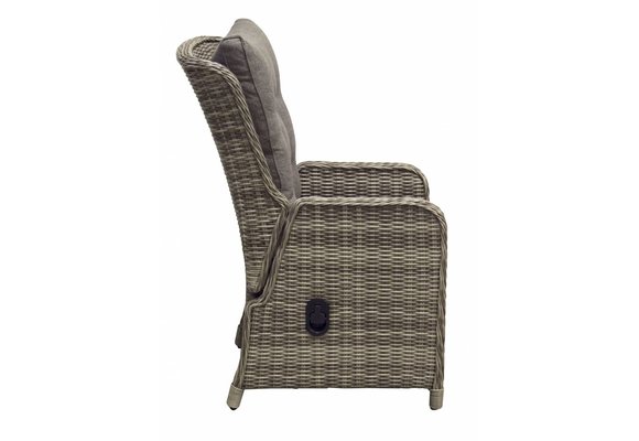 7-teiliges Gartenset | 6 verstellbare Stühle Dublin | Gartentisch mit Keramikplatte | 230 cm