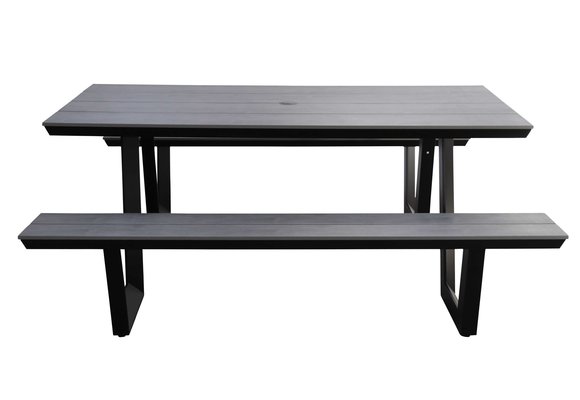 Picknicktisch | Coffee Bay | Grau | Aluminium & Polywood